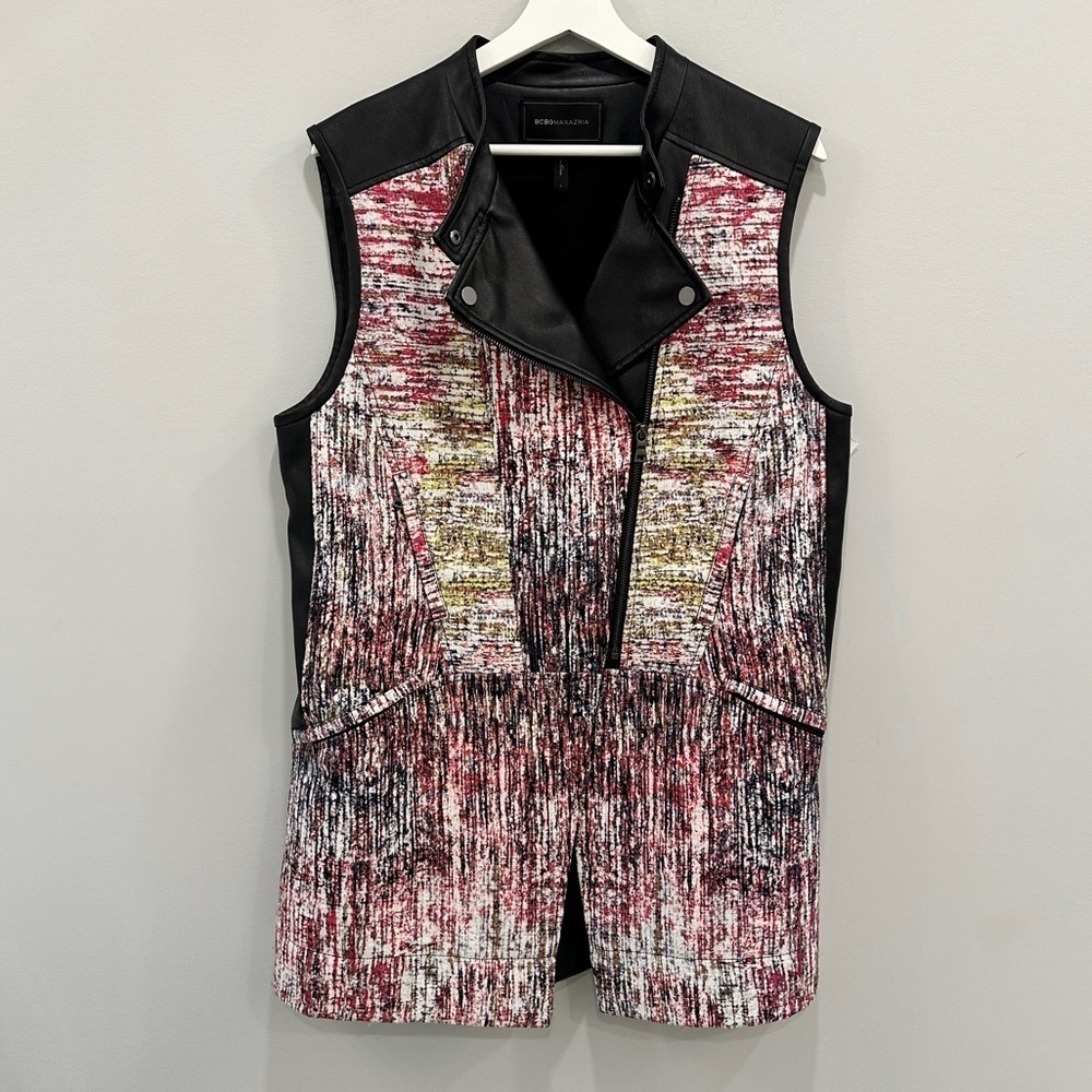 BCBGMaxAzria Julien Moto Vest